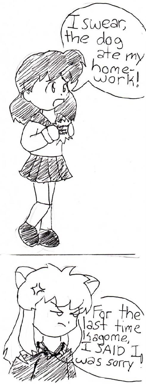 the demon ate my homework! by AnimeChick21