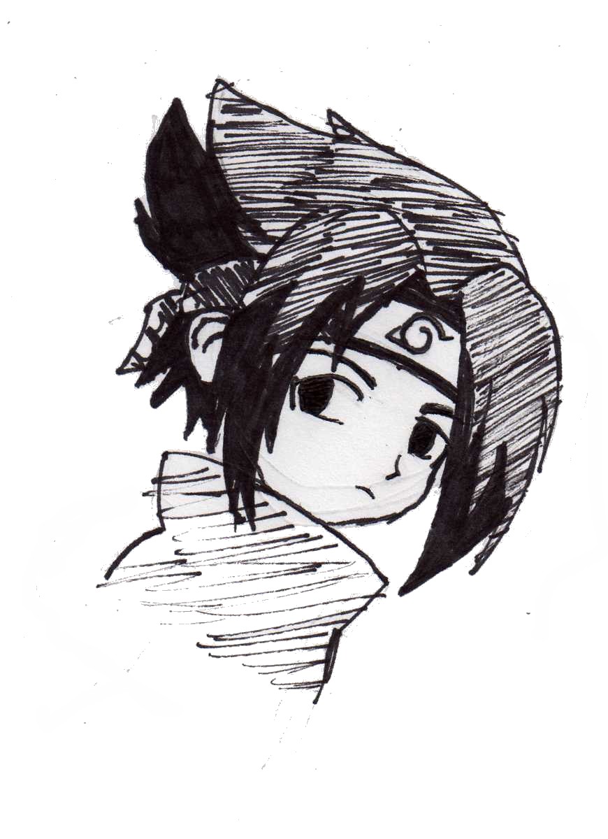 badly drawn Sasuke by AnimeChick21