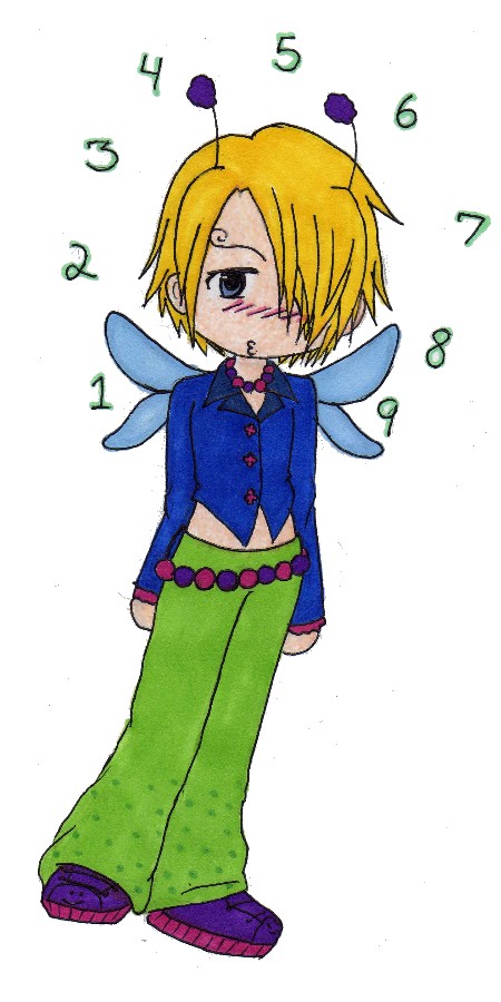 Sanji the Numerical Fairy by AnimeChick21