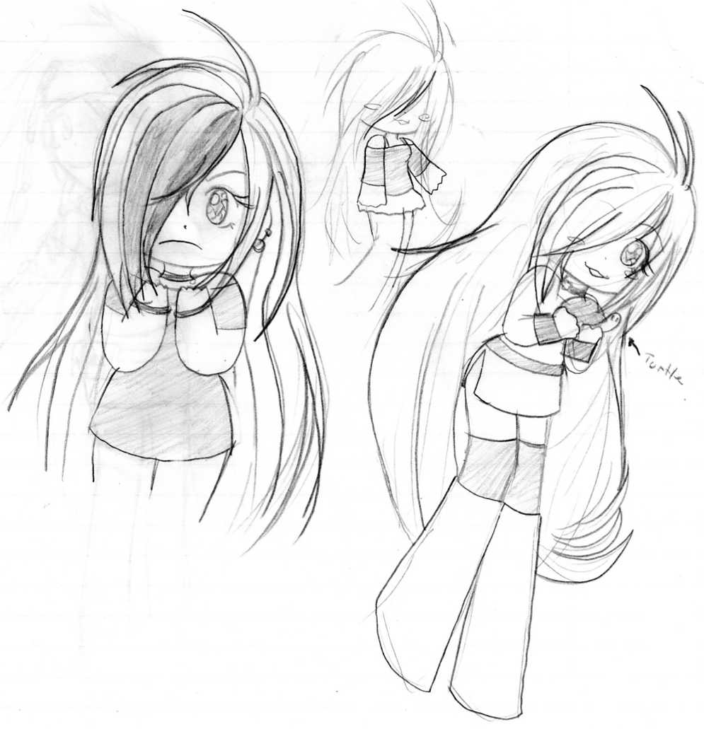 Rainbow Girl doodles by AnimeChick21