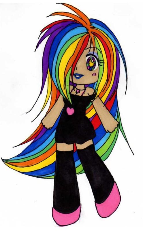 Rainbow Girl v.2 by AnimeChick21