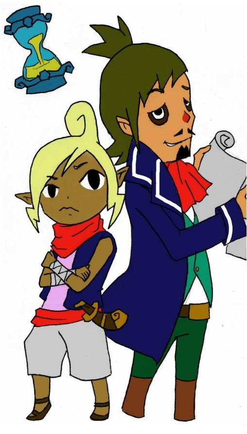 Tetra and Linebeck by AnimeChick21
