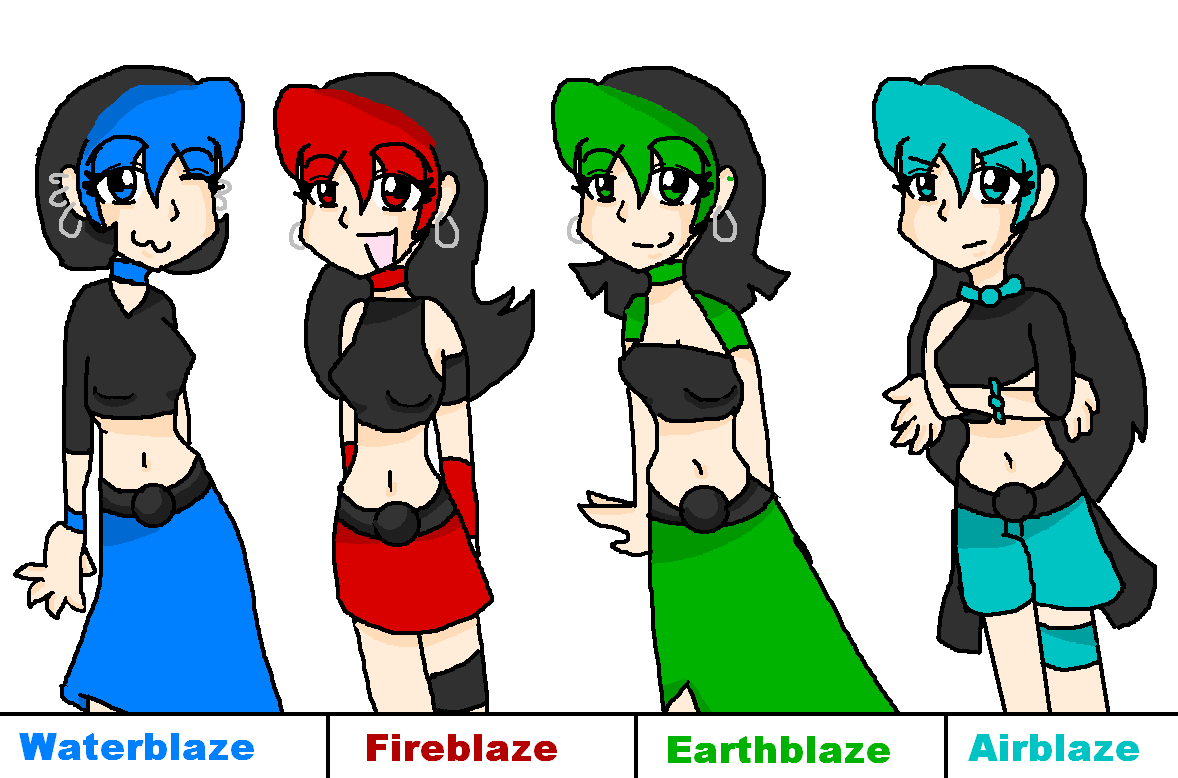 The Blaze Sisters by AnimeCrazed_01