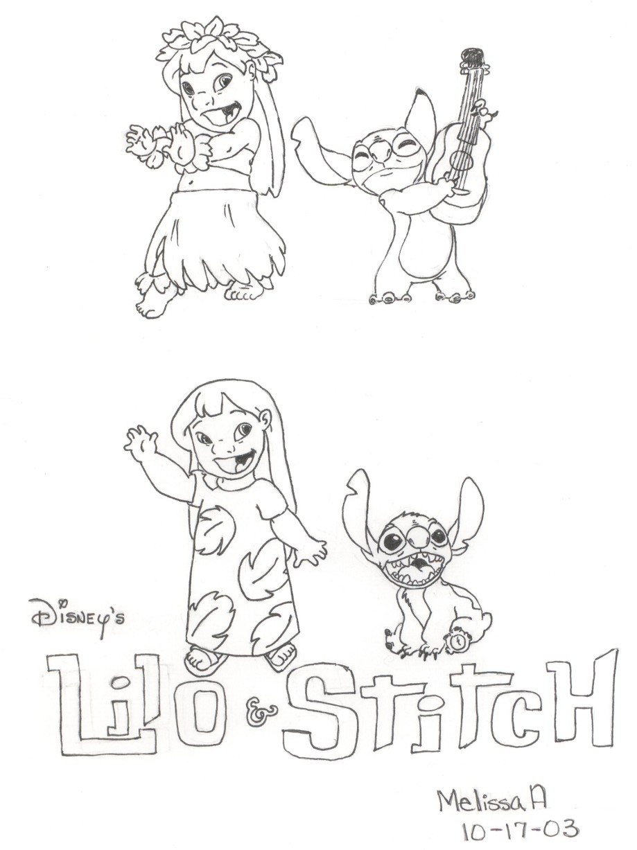 Lilo&Stitch by AnimeDisneyGirl23