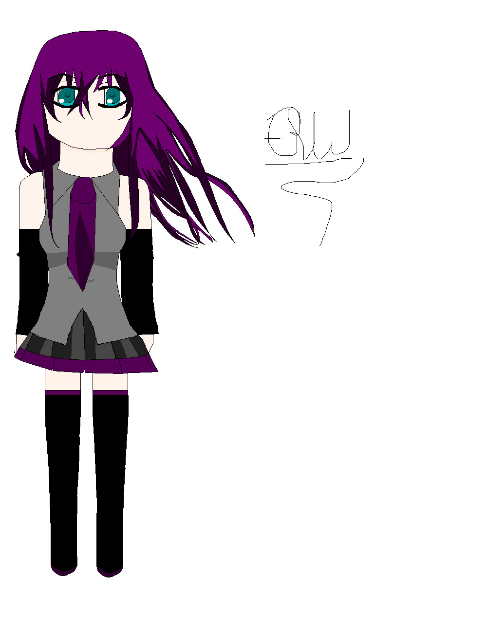Me as a  Vocaloid character ^^ by AnimeFreak778
