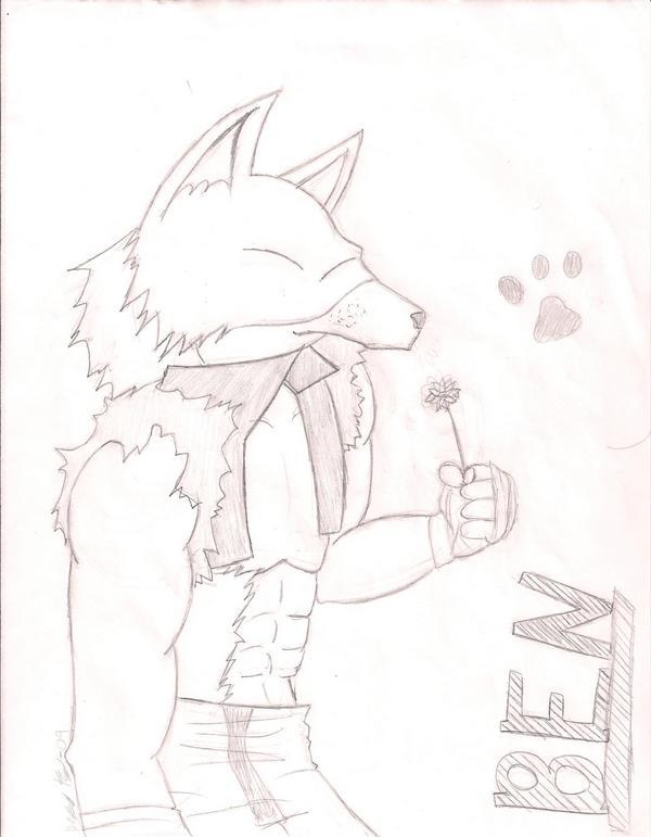 The Gentle Wolf by AnimeFreakazoider