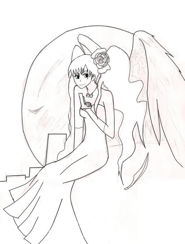 Angel in the city by AnimeFreakazoider