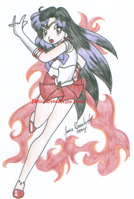 Manga Sailor Mars by AnimeJanice