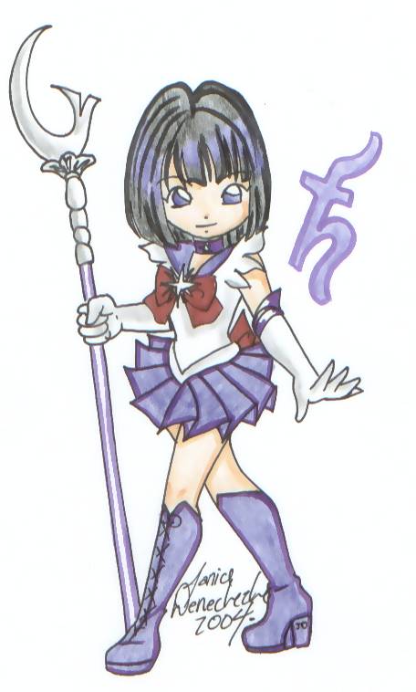Chibi Sailor Saturn by AnimeJanice
