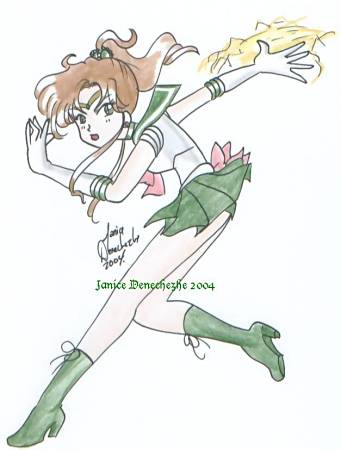 Manga Sailor Jupiter by AnimeJanice