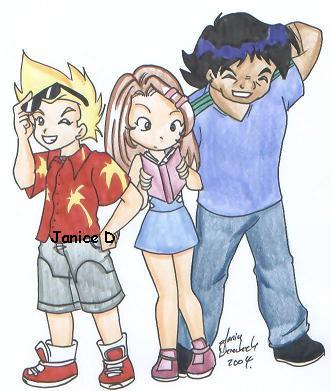 Chibi Martin, Diana and Java by AnimeJanice
