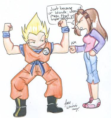 Not a real SuperSaiyan! by AnimeJanice