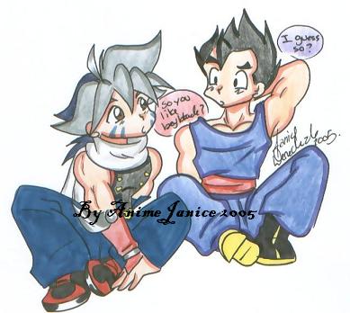 **Kai and Gohan for i_luv_jin** by AnimeJanice