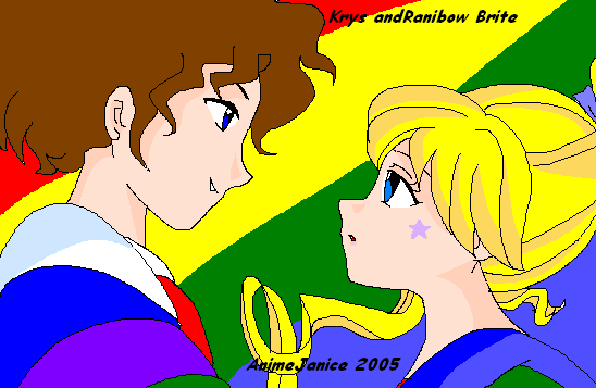 Krys and Rainbow Brite by AnimeJanice