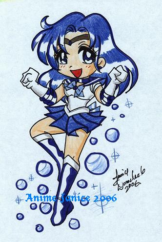 Chibi Sailor Mercury by AnimeJanice