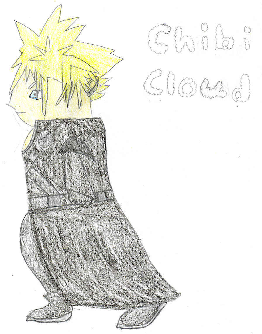 Chibi Cloud *Requst for FullMetal_D* by AnimeLover5793