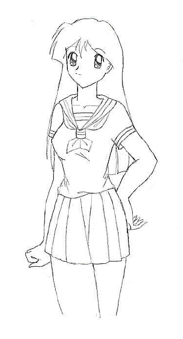 A School Girl! by AnimeMangaLover
