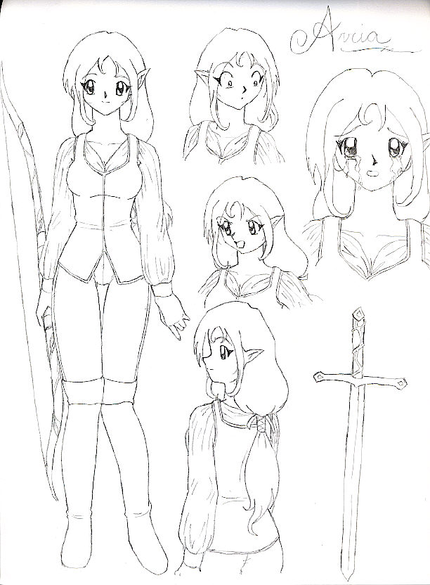Arria, the Wood Elf by AnimeMangaLover