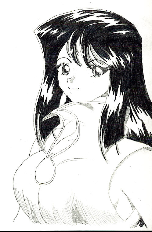 Ninja Girl (Pencil) by AnimeMangaLover