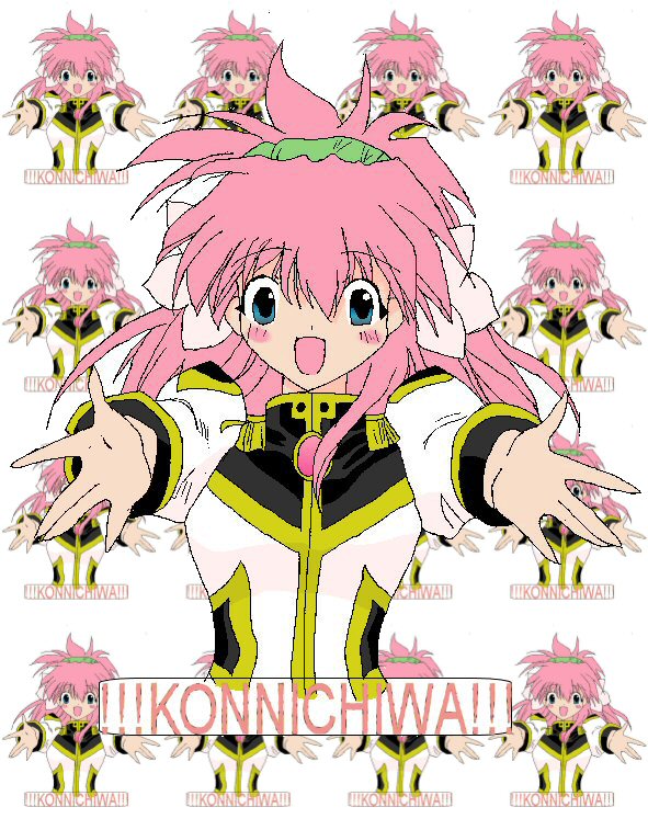 Milfie-chan says !!!KONNICHIWA!!! by AnimeMangaLover