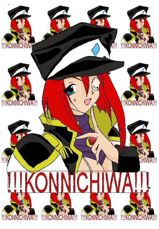 Forte-chan says !!!KONNICHIWA!!! by AnimeMangaLover