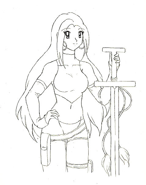 My Sword Girl!! ^.^ by AnimeMangaLover