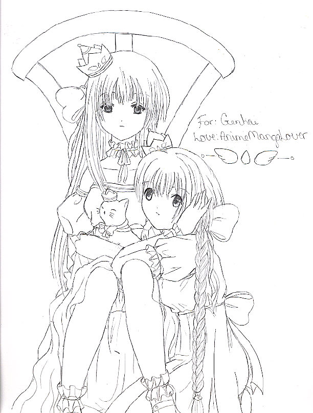 **GIFT ART** Strawberry Princesses *for Genkai* by AnimeMangaLover