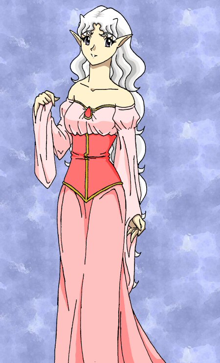 Lady Elf (Colored) by AnimeMangaLover