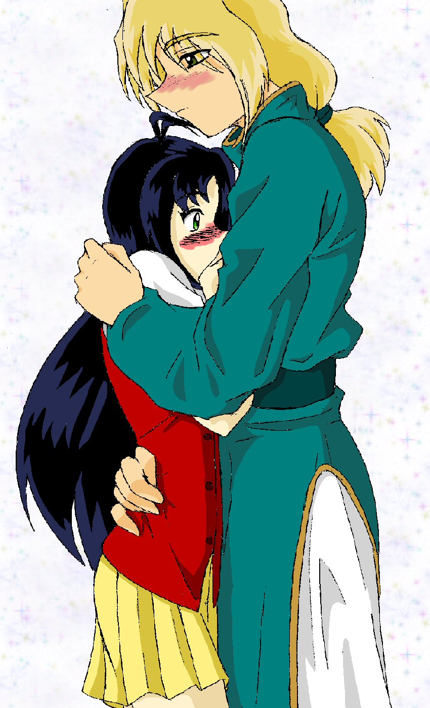 Bain and Kiyera (Colored) by AnimeMangaLover