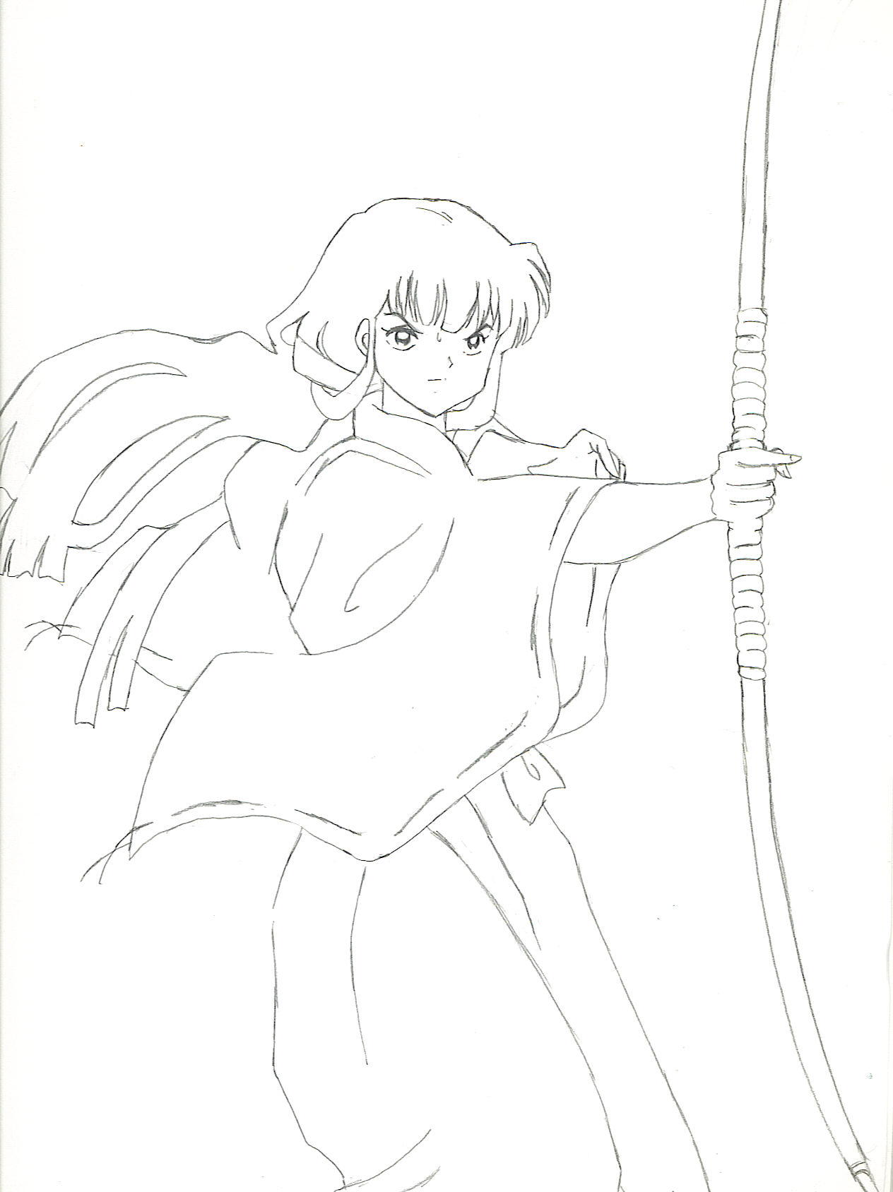 Kikyo, The Archeress by AnimeMangaLover