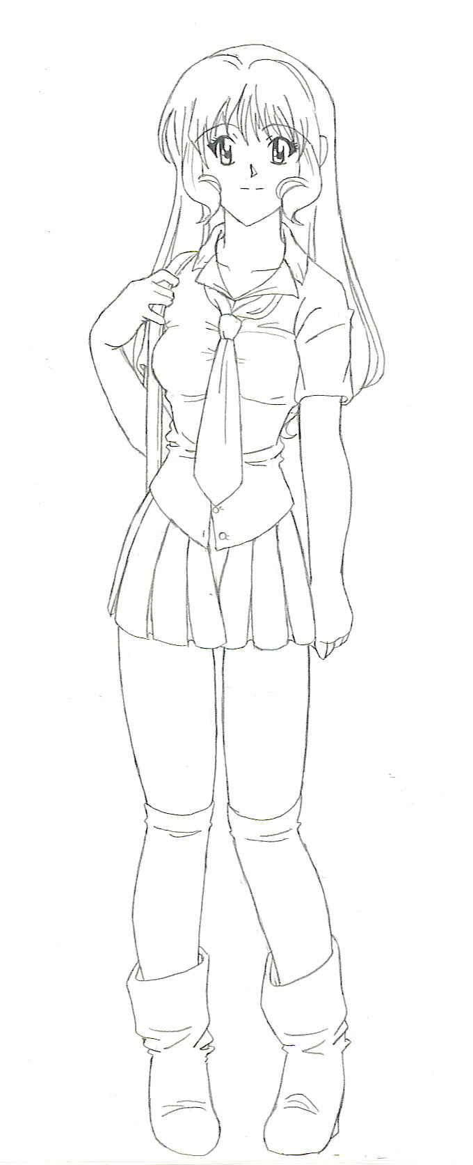 School Girl by AnimeMangaLover