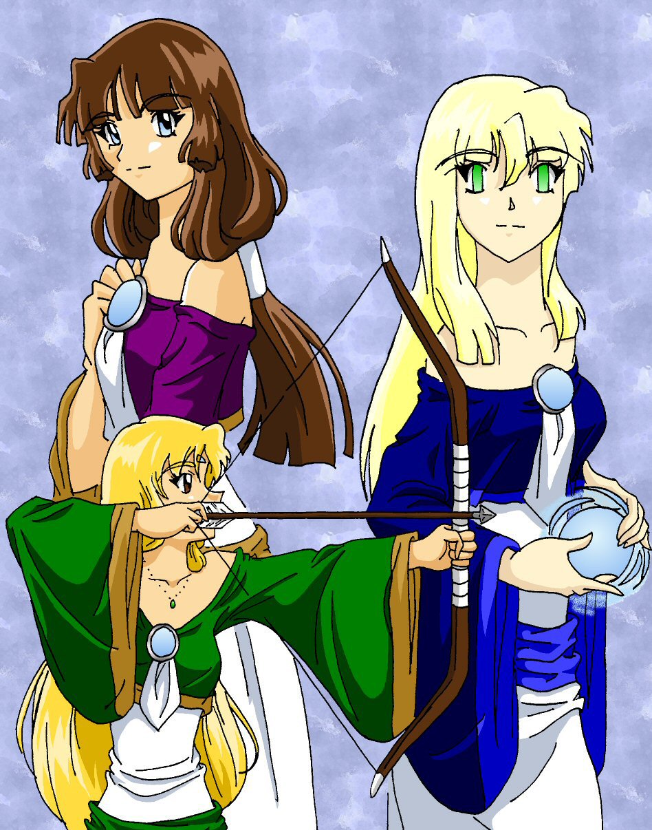 Arasyian Priestesses by AnimeMangaLover