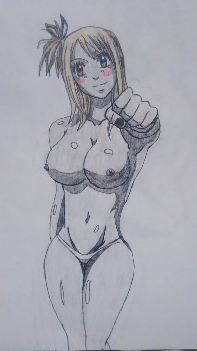 Lucy's Pretty Tough and also Pretty Naked by AnimeSexifier