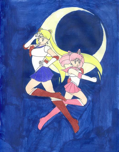 '-Princesses of Moonlight-' by AnimeSketch85