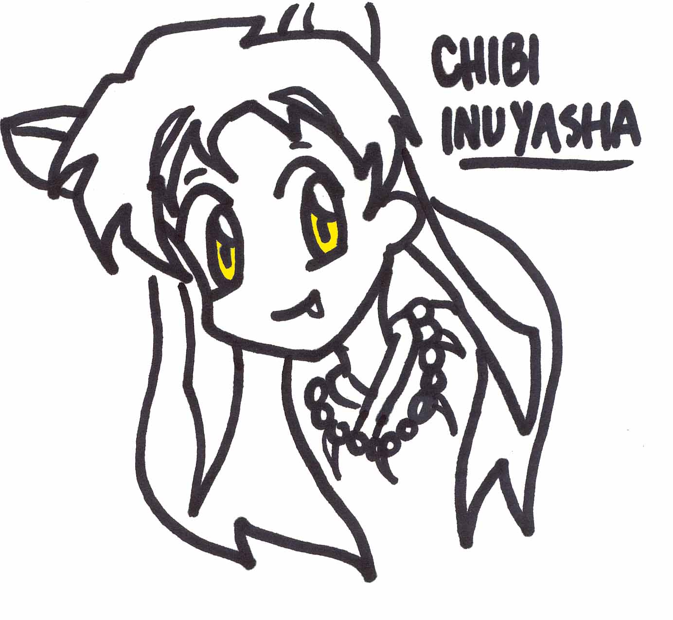 *Chibi Inuyasha* by AnimeVampireGirl