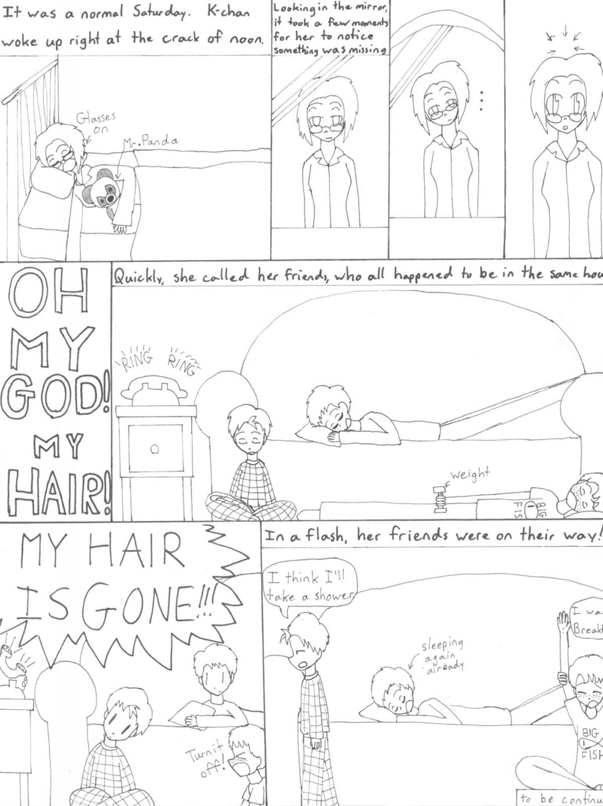 My Hair Comic, 1 by Anime_Crazy_K-chan