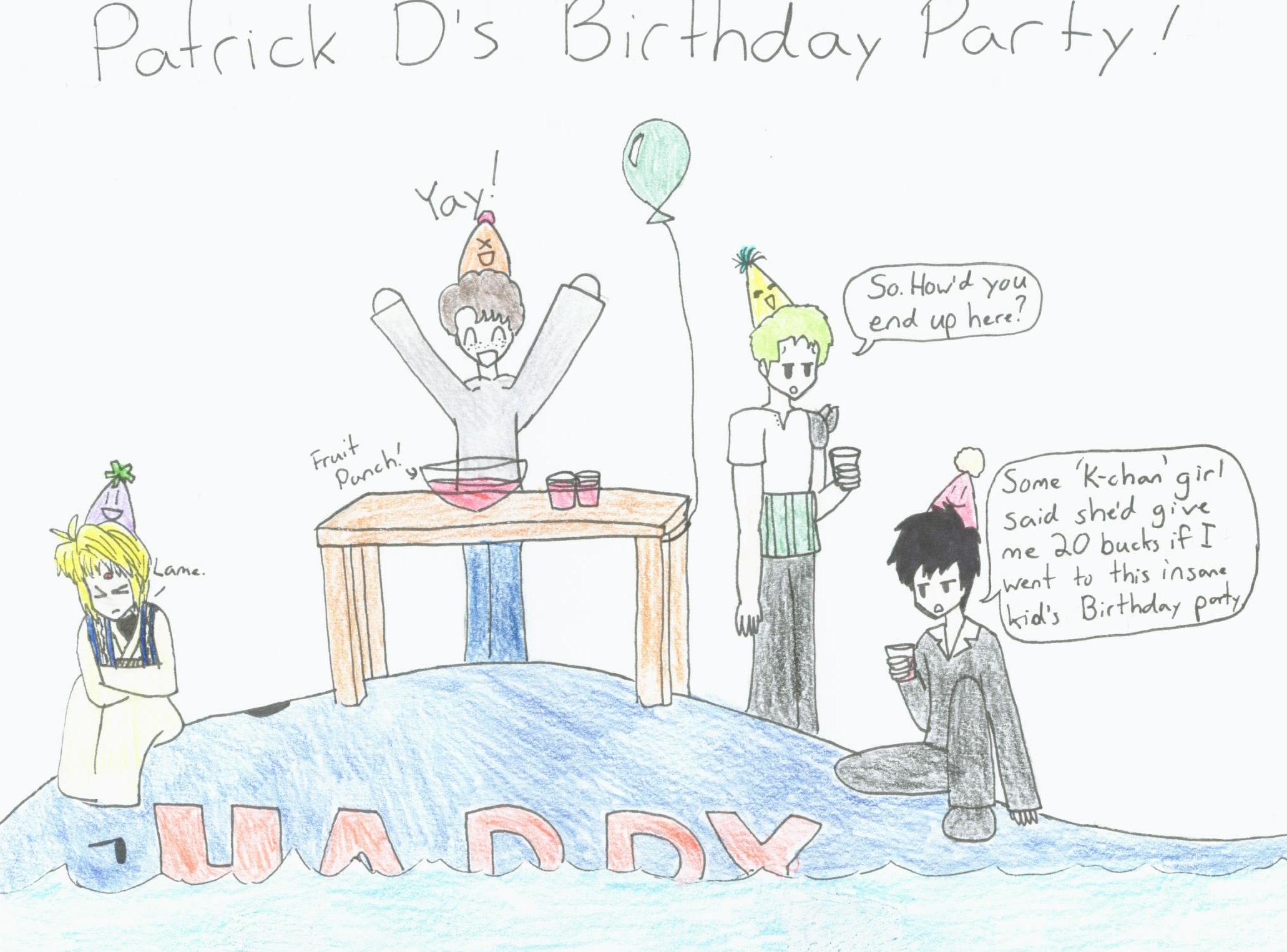 Happy Birthday, Patrick D! by Anime_Crazy_K-chan