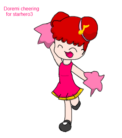 Cheerleader Dorrie for starhero3 by Anime_Ellie