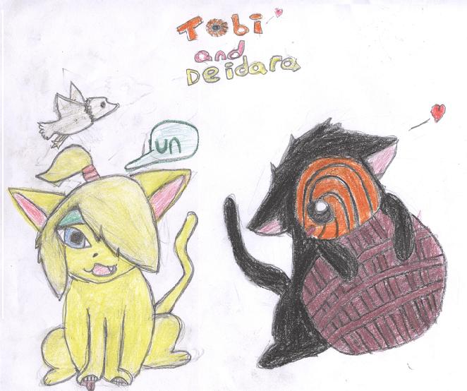 Tobi And Deidara by Anime_Kat