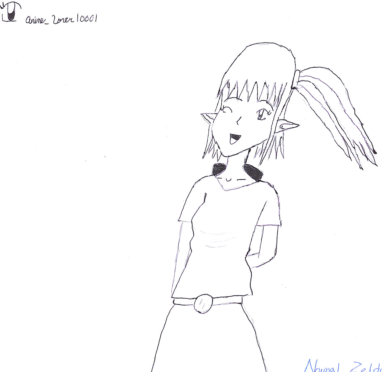 Normal Zelda by Anime_Lover10001