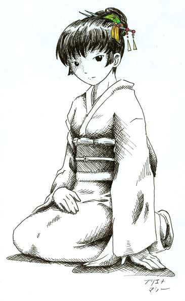 Kimono by Anime_Mesh_Girl