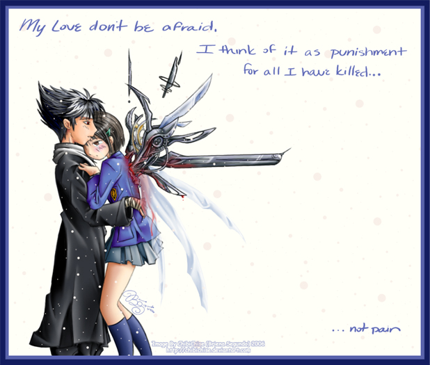 Winter Hug re-make! :3 by Anime_Mesh_Girl
