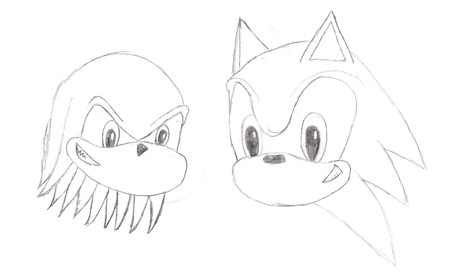 Sonic and Knux by Anime_Rock_Girl