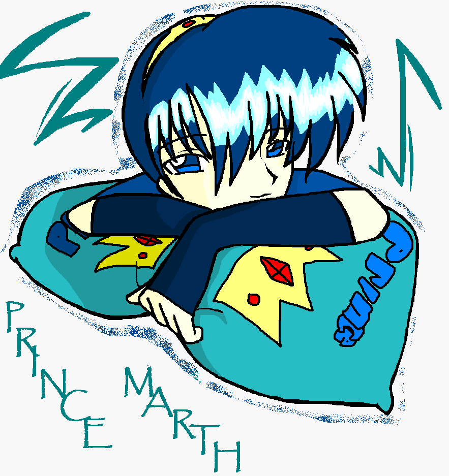 Marth and his pillow by Anime_Yokai_Mckai