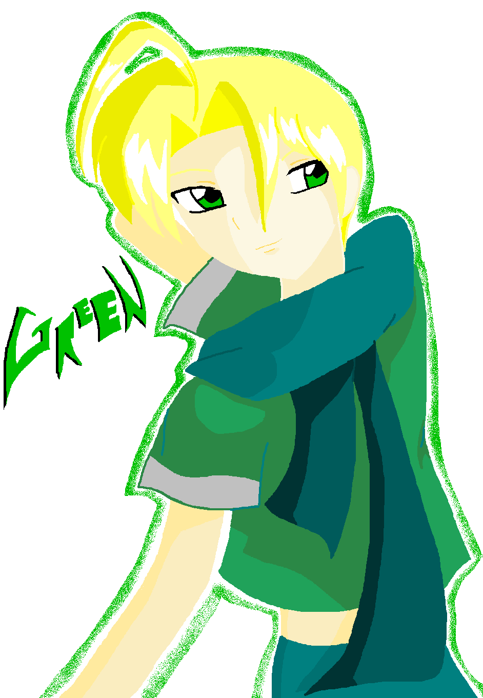 Some Green guy by Anime_Yokai_Mckai
