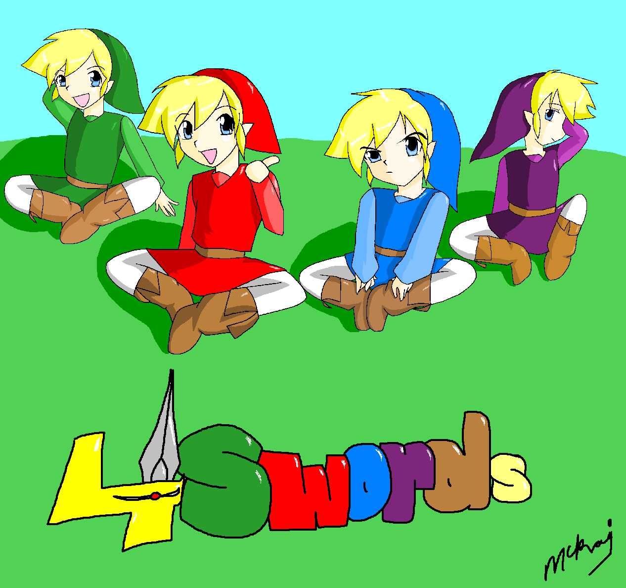 Four swords 2 by Anime_Yokai_Mckai