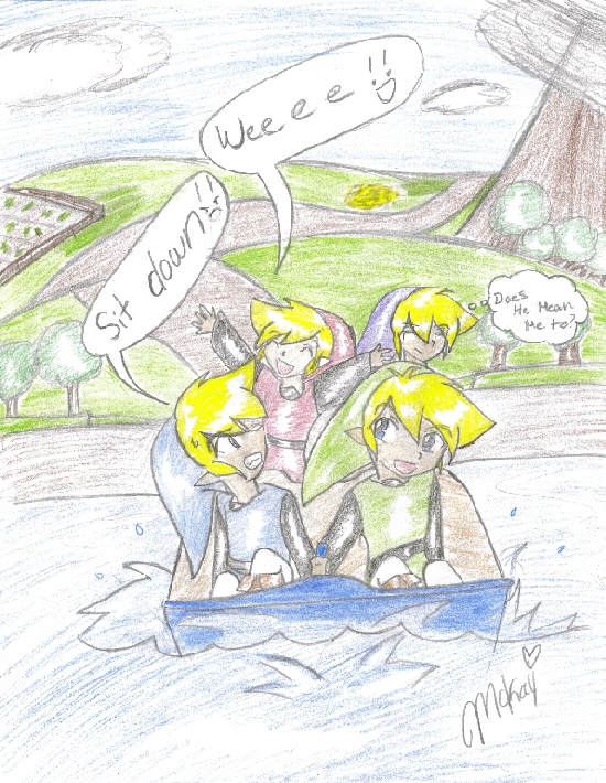 paddle boat ^__^ by Anime_Yokai_Mckai