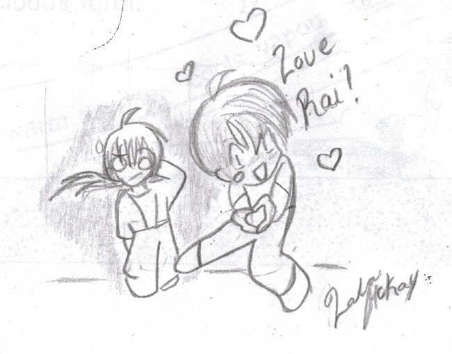 love rai (doodle) by Anime_Yokai_Mckai