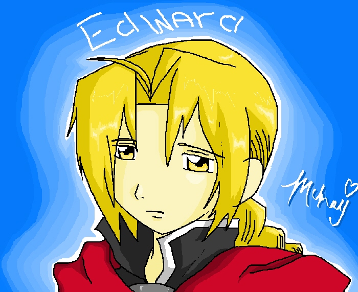 Ed Elric (mspaint) by Anime_Yokai_Mckai