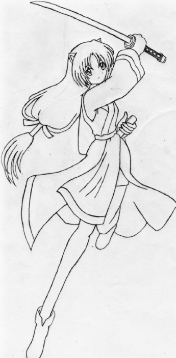 Mizuki, inuyasha's sis by Anime_wolf92